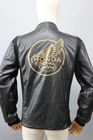 HONDA AHM American Honda Motor Vintage 60s Racing Black Mens Jacket Sz S