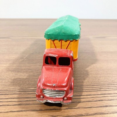DINKY TOYS Réf 36 Willeme Tracteur semi remorque Bâchée 1958 ROUE CONCAVE RARE
