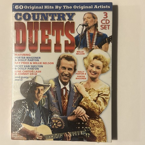 Country Duets, Volumes 1-3 60 Tops Hits - Original Artists(3-CD) Factory Sealed - Imagen 3 de 4