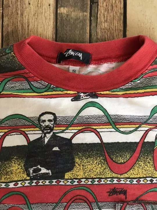 Vintage T-shirt old STUSSY 80's Bob Marley size S | eBay