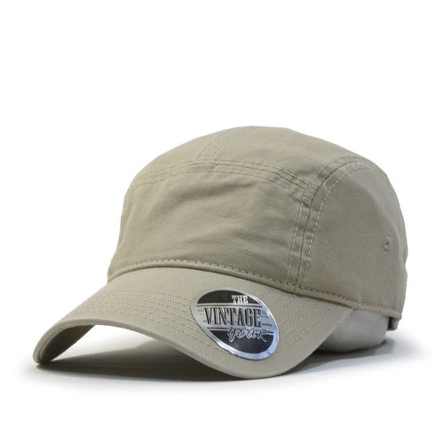 NEU Washed Cotton Five Panel Camper Cap anthrazit grau olivgrün rot khaki - Bild 2 von 33