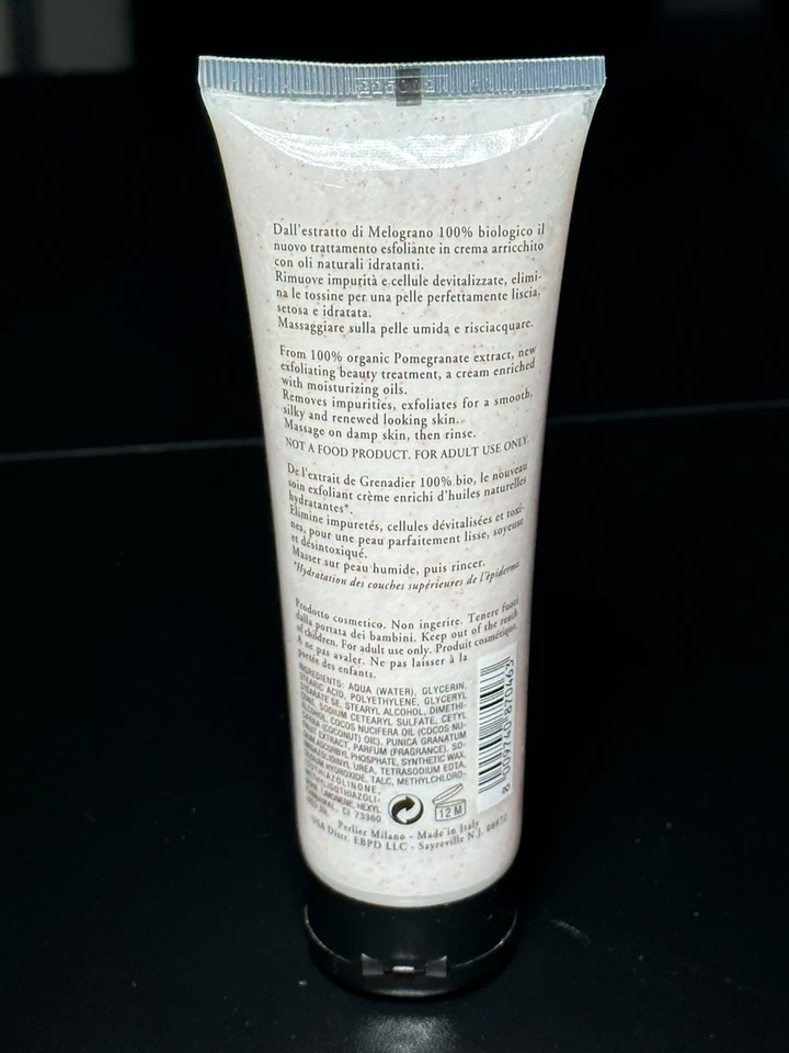 Perlier Melograno Detoxifying Body Scrub ~ Organic Pomegranate ~ 4.2 fl oz ~ NEW - Image 2 of 2