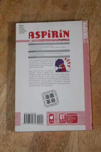 Aspirin Volume 1 by Eun-jeong Kim Manga English TokyoPop Older Teen - Picture 2 of 3