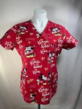 Disney Minnie  Mickey SMALL scrub top