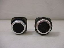 (LOT OF 2) ALLEN BRADLEY 800T-A SERIES T PUSH BUTTON FLUSH BLACK