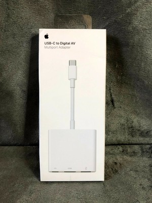 APPLE USB-C TO DIGITAL AV MULTIPORT ADAPTER MUF82AM/A A2119 ORIGINAL NEW SEALED 