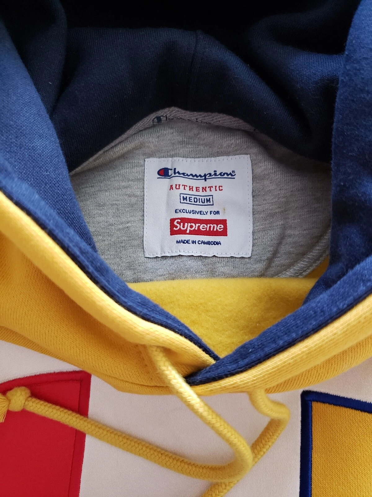 Sweat shirt homme Champion x Supreme or KITH veste à capuche SAISON SS17 Medium M