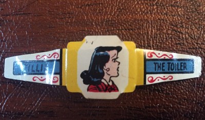Vintage 1949 Post Toastie's Corn Flakes Tilly The Toiler Metal Ring