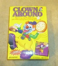 1995 Clown Around Pressman Electronic Pie Throwing Game NEW