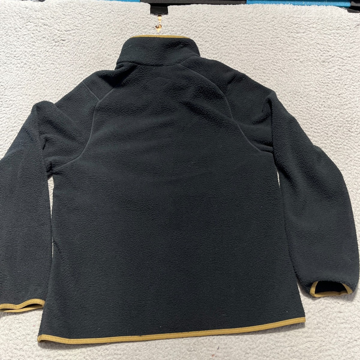 Merrell Jacket Mens Medium Black Sherpa Mixup Zip Pockets Snaps