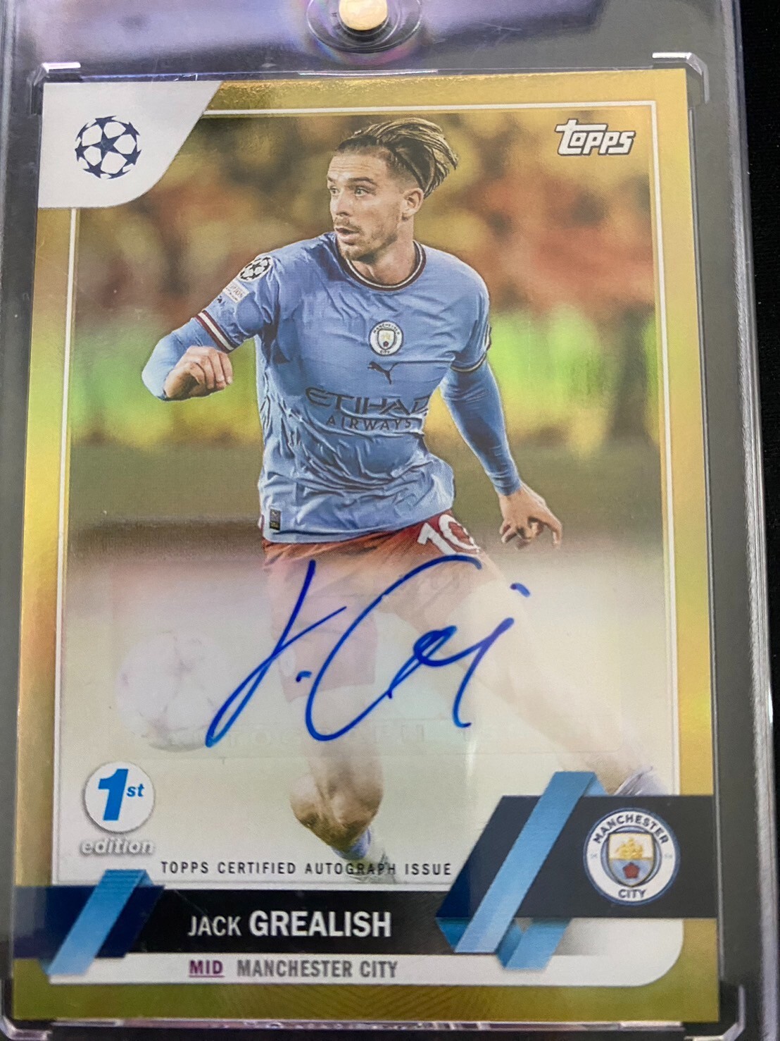 Jack Grealish 2022 Topps Chrome UEFA Club Competitions #CA-JG
