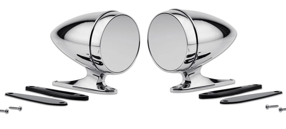 NEW! Mustang Shelby Bullet Style Chrome Mirrors GT350 Cobra Tiger GT500 Pair Set
Opens in a new wind