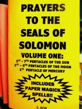 PRAYERS TO THE SEALS OF SOLOMON VOL #1 80 page staple bound book