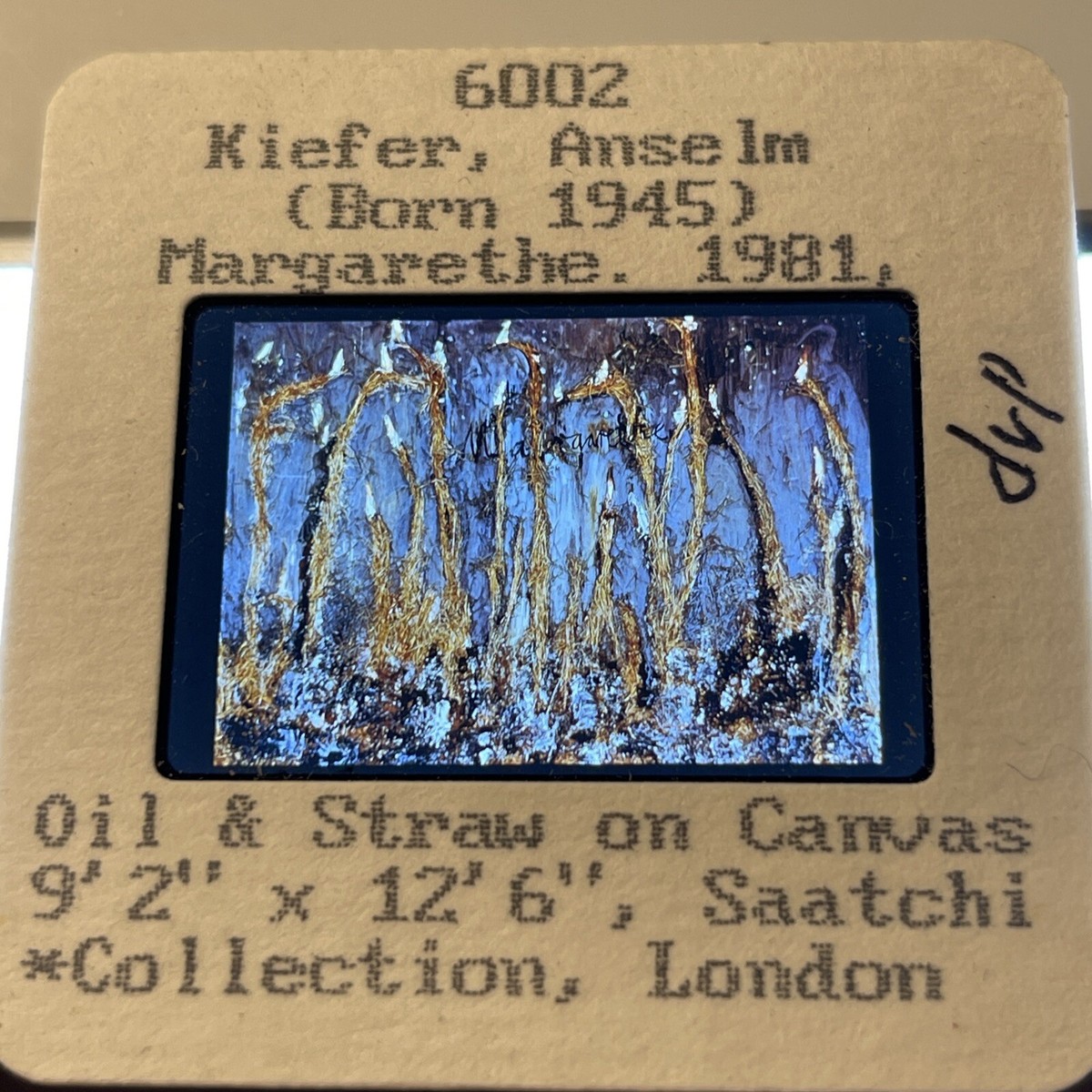 Anselm Kiefer “Margarethe” German Modern Art 35mm Slide | eBay