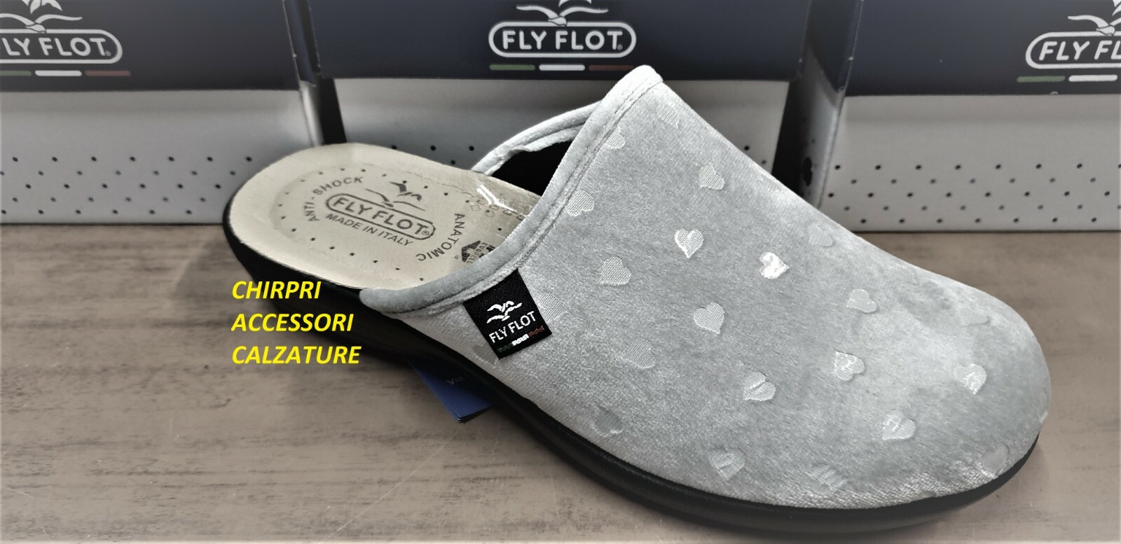 GRUNLAND Ciabatta Donna In Vera Lana Color Grigio CE0865 - Cortesi Calzature - 12