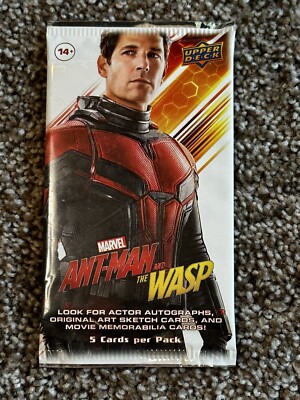2018 Upper Deck Marvel Ant-Man and the Wasp Sealed Hobby Pack Box Case Auto  
