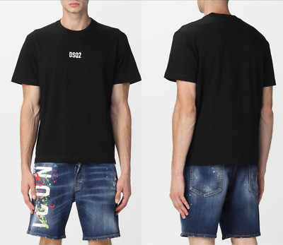 DSQUARED2 NEW SEASON Jeans Icon Mini Dsq2 Logo Print Box Tee T