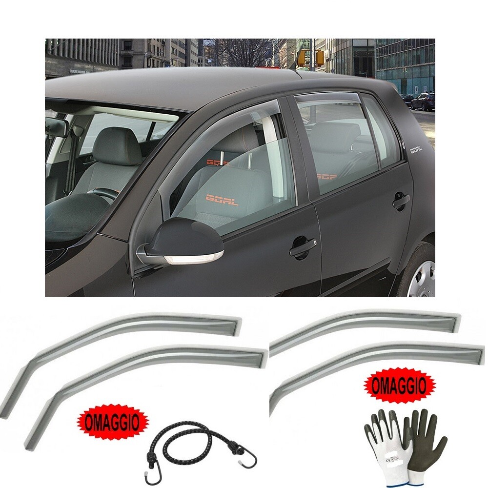 Kit 4 Deflettori Opel Crossland X 17> | Antivento Ant+Post 17.039