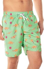 Men's 7" Inseam Swim Trunks Classic Fit with Mesh Liner Quick-Dry Bathing Suit