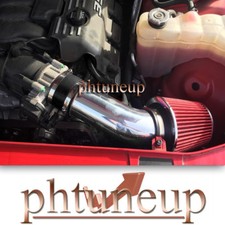 Black Red Air Intake Kit Fit 11-18 Dodge Charger Challenger Chrysler 300 6.4l