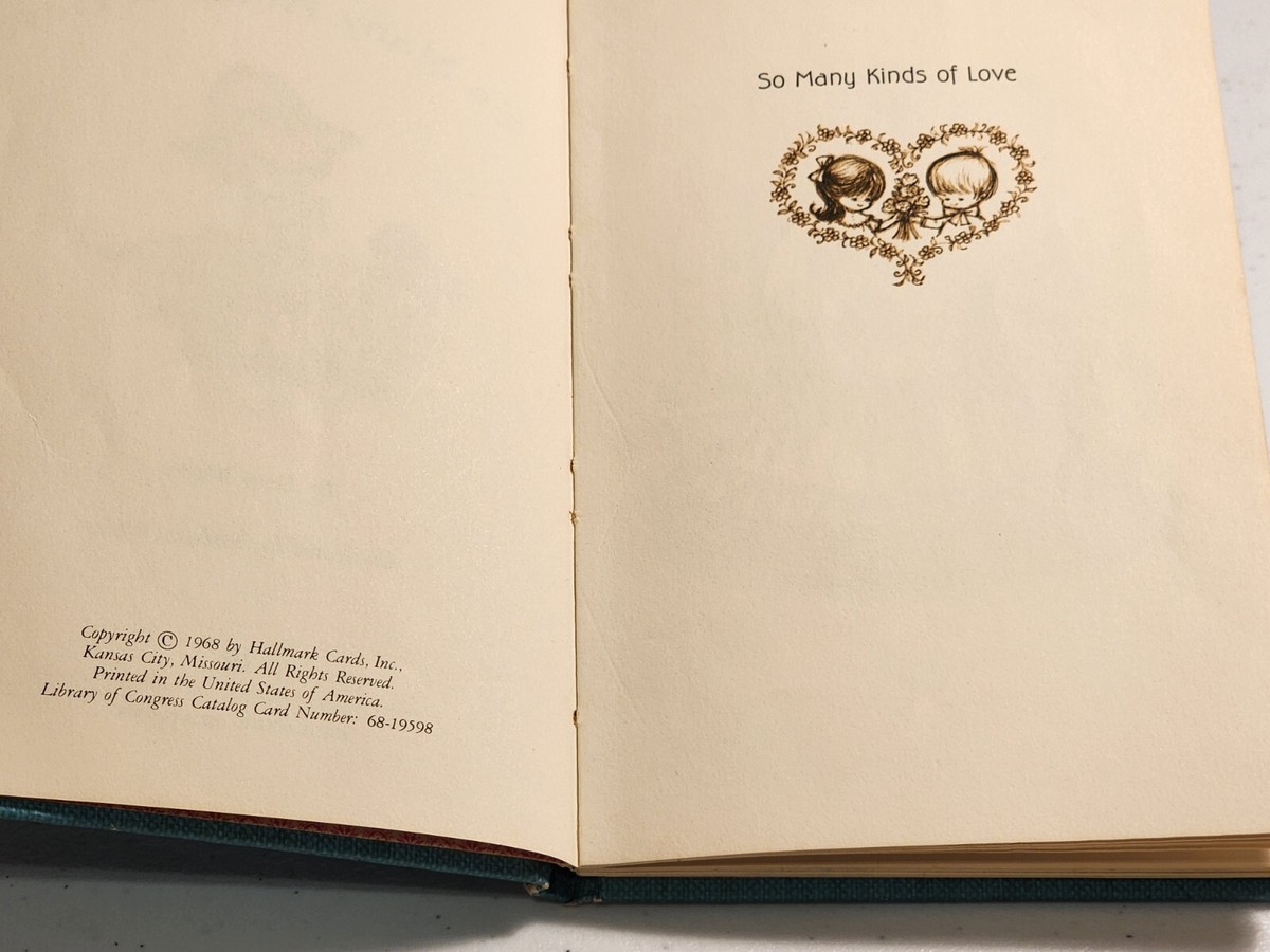 Hallmark Editions So Many Kinds of Love 1968 Dean Walley Hardcover