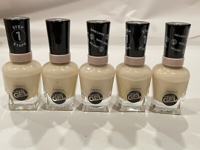 Sally Hansen Miracle Gel Nail Polish #219/ Birthday Suit /0.5 fl oz (Lot Of 5)