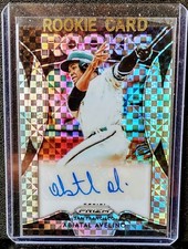 2019 Panini Prizm Abiatal Avelino RC Auto Checkered Prizm 32/75 #RA-AA SF Giants