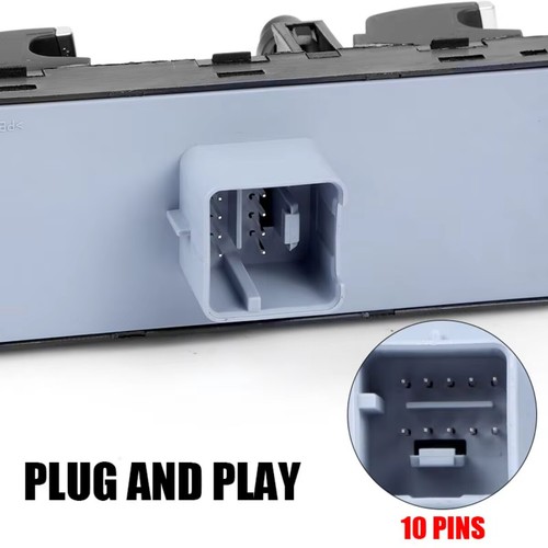 For VW Tiguan Golf Jetta CC Passat Front Left Power Window Master Control Switch - Picture 5 of 10