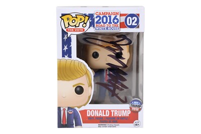 President Donald Trump Signed Road to the White House Funko Pop