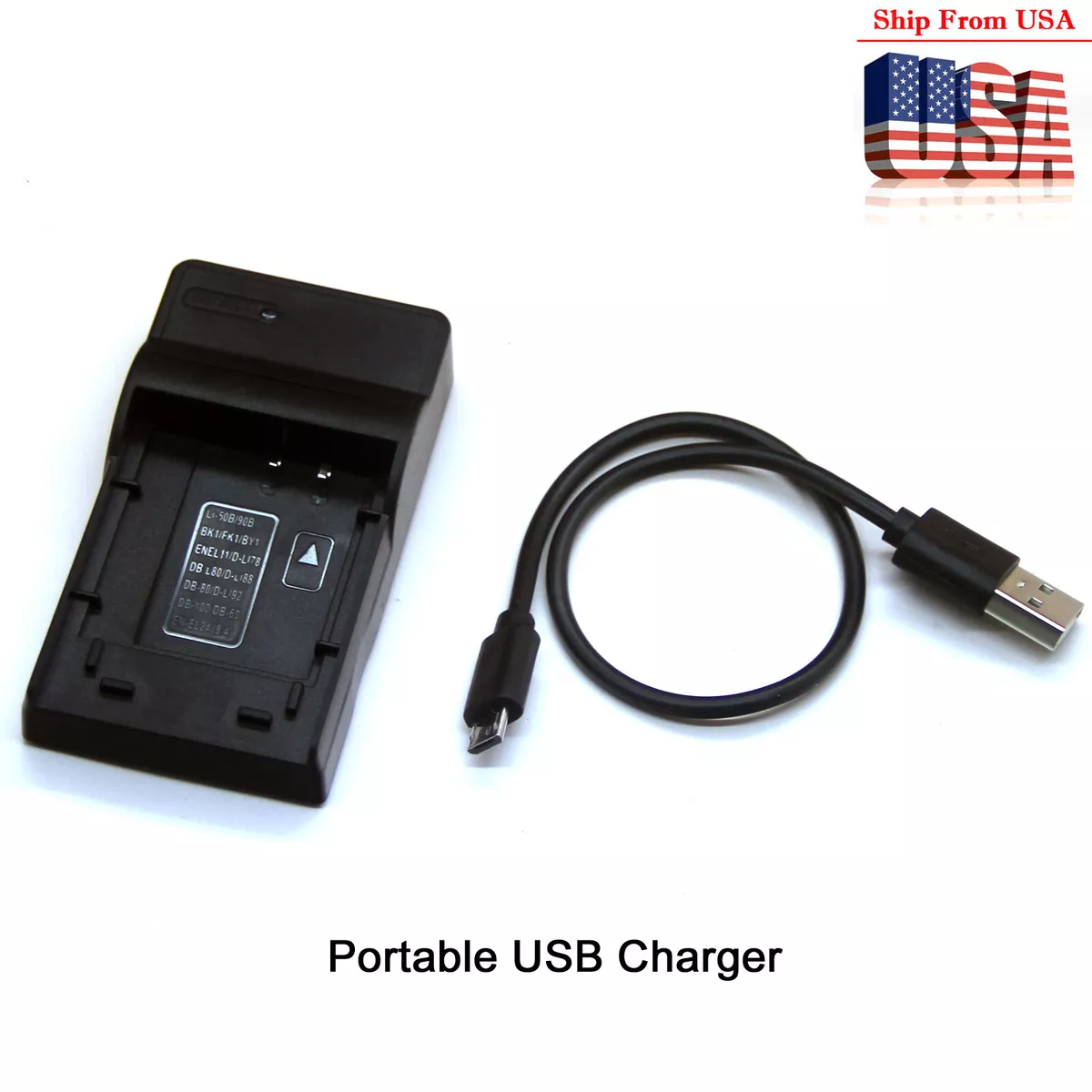 Battery Charger For Canon iVIS HF10 iVIS HF11 iVIS HF20 iVIS HF21