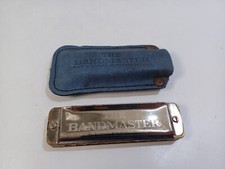 The Bandmaster Harmonica w/ Case German Democratic Republic Pocket Harp Germany