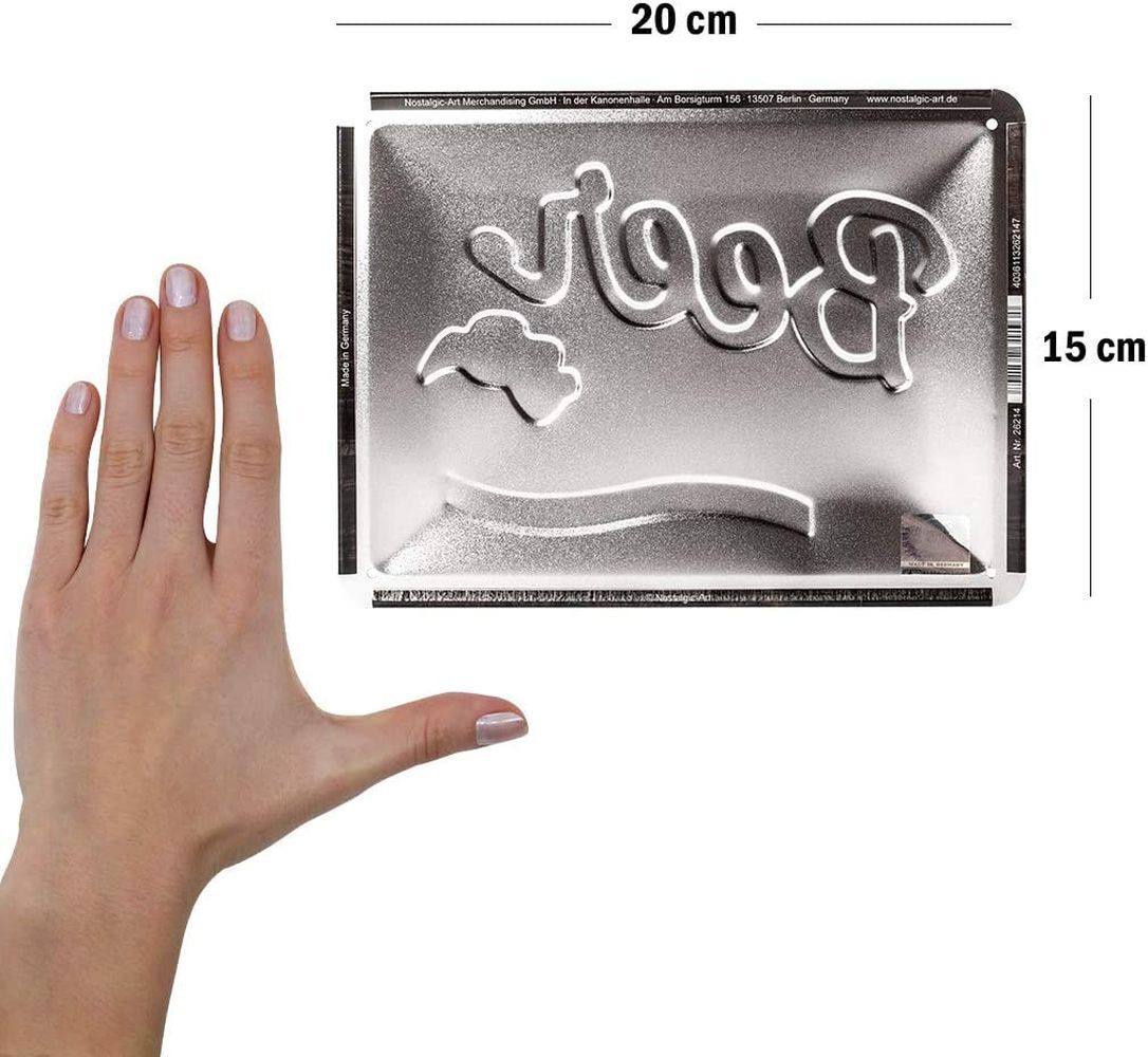 Thumbnail - Nostalgic-art - Retro Blechschild Metallschild 15x20cm - It's Beer O'