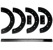 Rubber Paddle Set Scraper Bar Blade fits 525 650 5021R 5021E Snow Thrower Blower