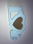Wooden Love Heart Photo Frame- Light Blue -Preowned Excellent Condition For You!