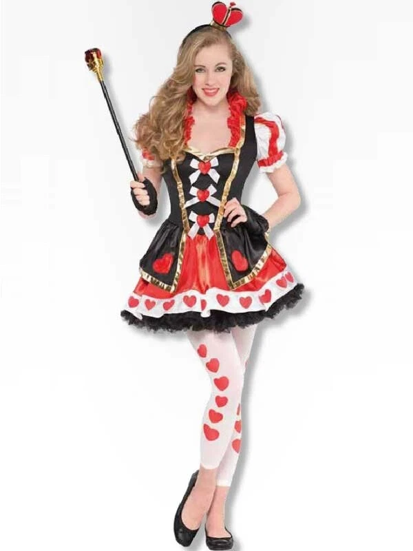 Regina di shop cuori costume bambina