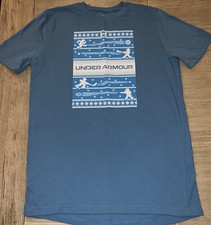 UNDER ARMOUR UA holiday sports sweater SS T Shirt RV $25 Boys’ XL 18/20 NEW NWOT