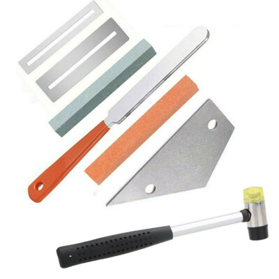 Guitar Luthier Tool Kit Rubber Hammer File Fret Crowning Rocker Grinding NEW
