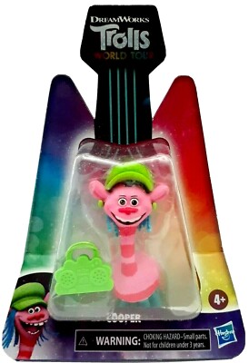 Dreadlocks Toy Trolls Cooper Dreamworks World Tour Action Figure Toy Boombox ...