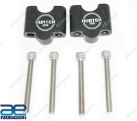 LenkererhöHungssatz Schwarz FüR Royal Enfield Hunter 350Cc Aes