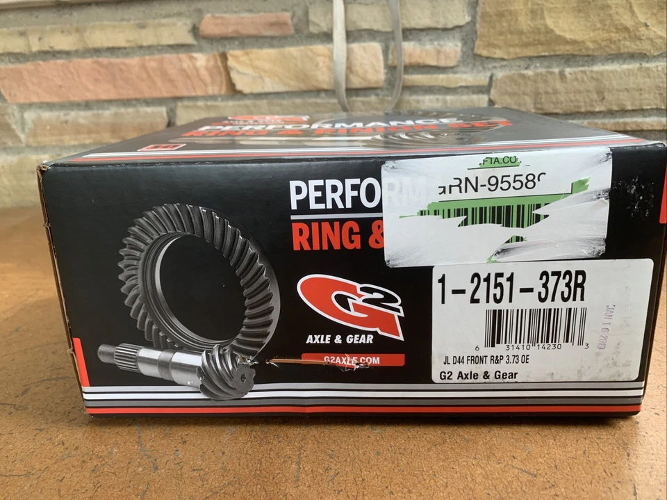 G2 1-2151-373R Front Ring & Pinion 3.73 Jeep Wrangler JL Dana 44 - Image 3 of 4