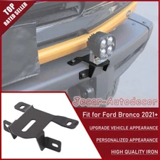 Metal Front Bumper LED Spotlight Lamp Light Bracket Stand For Ford Bronco 2021+