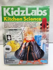 Kidz Labs Kitchen Science Experiments Volcano Rocket Launch New Sealed Cool Kit