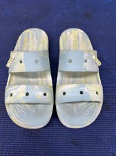 XY4- Crocs Unisex-Adult Classic Two-Strap Slide Sandals US Men's 8 Women's 10