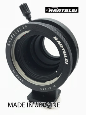 Hartblei Adapter Hasselblad V Objektiv auf Sony E NEX Kamera mit Stativ 360 drehbar