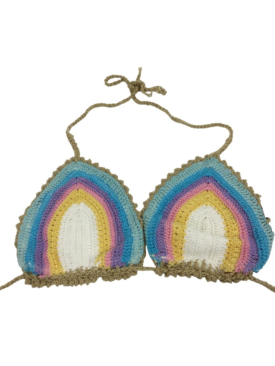 Traje de Baño del arco iris de algodón para mujeres