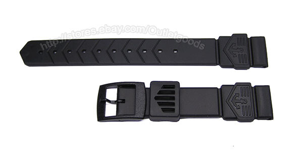 18mm Rubber Watch Band for TAG Formula One F1 Midsize WA1210