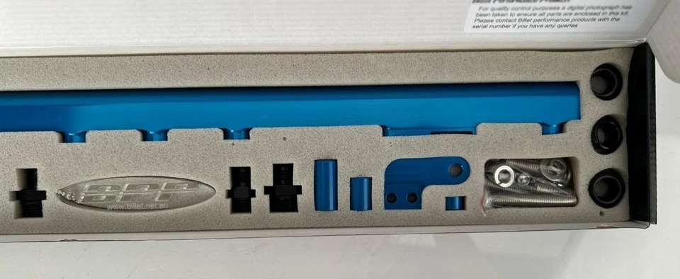 BPP Fits Nissan R33 RB25DET Fuel Rail Kit - Blue - Image 3 of 4
