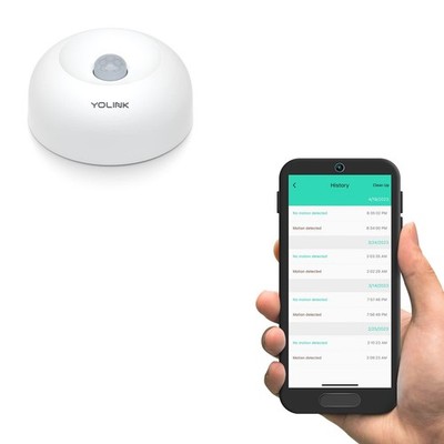 YoLink LoRa 1/4 Mile Wireless Range Smart Motion Detector, 1-pack without hub 