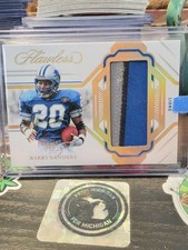 2023 Panini Flawless Patches Barry Sanders #P-bsa/25 (MEM) Player Worn!