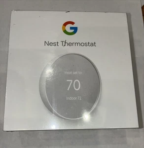 Google Nest Smart Thermostat, Snow - GA01334-US